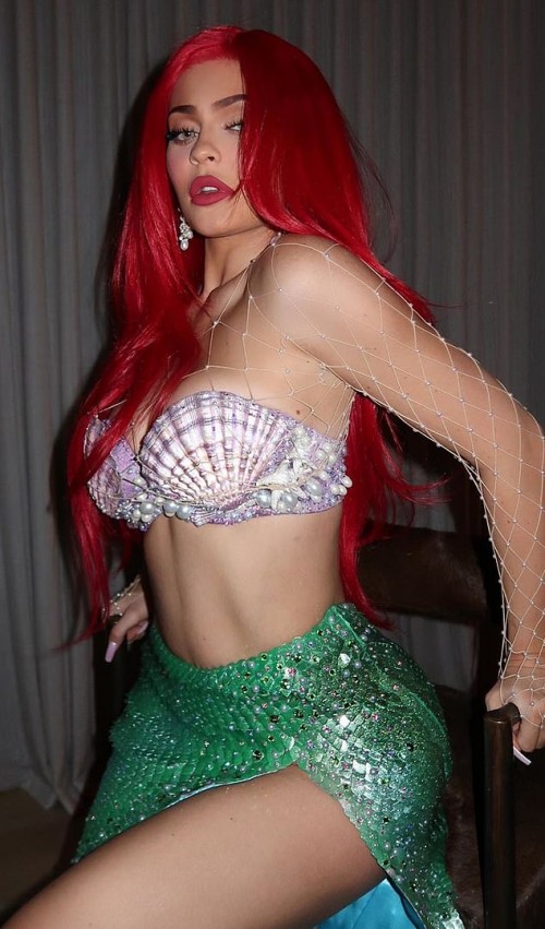 Kylie Jenner Halloween  The Little Mermaid  (5)
