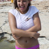 Lacey-Banghard-In-Wet-T-shirt-see-thru-nipples-7