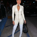 Meagan-Good-Busty-In-White-Catsuit-For-Halloween-2020-6