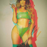 Chanel-West-Coast-Smoking-Green-lingerie-5